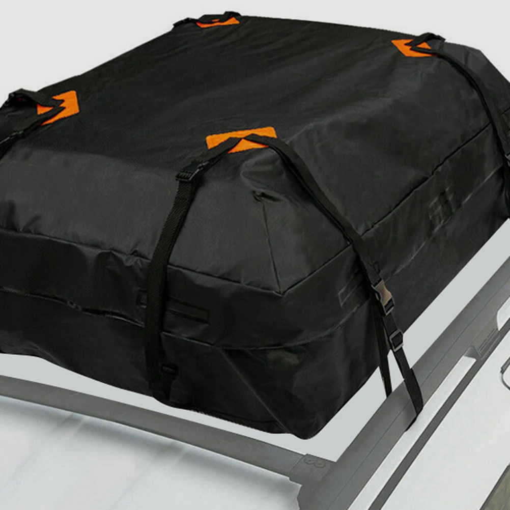

1 Set Waterproof Car Roof Bag Foldable Auto Rooftop Cargo Bag Durable Vehicle Roof Storage Pouch Extra Luggage Carrier Holder