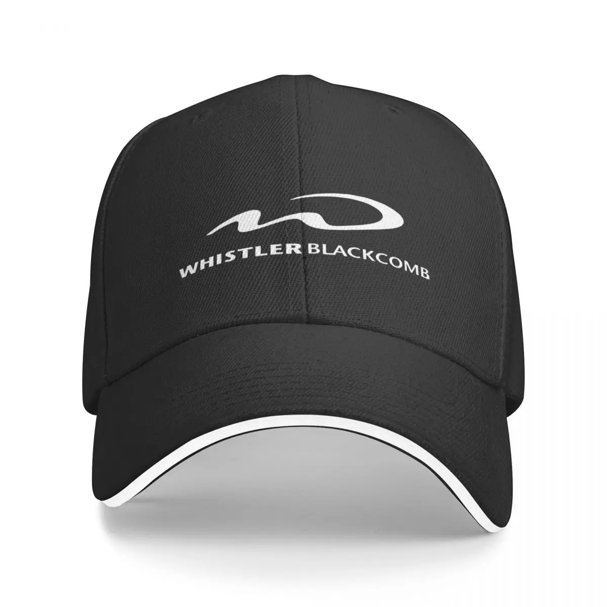 

Whistler Blackcomb Resort, Canada - White Writing Baseball Cap Rugby Fluffy Hat Girl'S Hats Men's