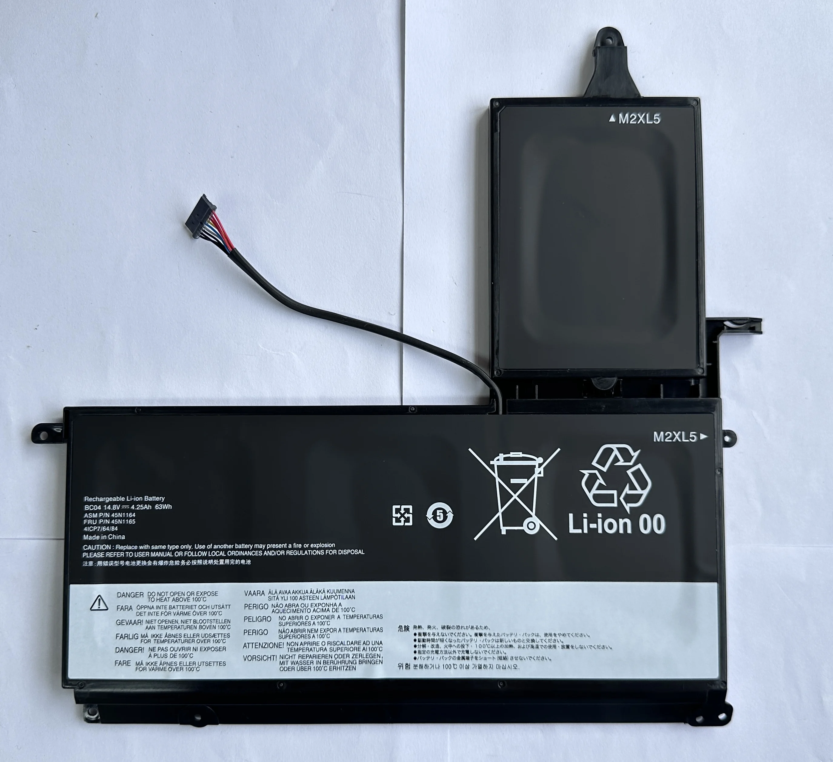 

Brand new 45N1167 For Lenovo ThinkPad S5 S5-S531 S530 S540 45N1166 45N1164 45N1165 4ICP7/64/8 Laptop Battery