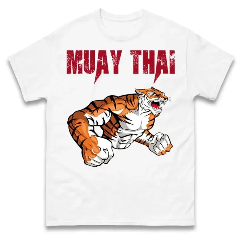 Muay Thai Fighter Tiger Boxing T Shirt