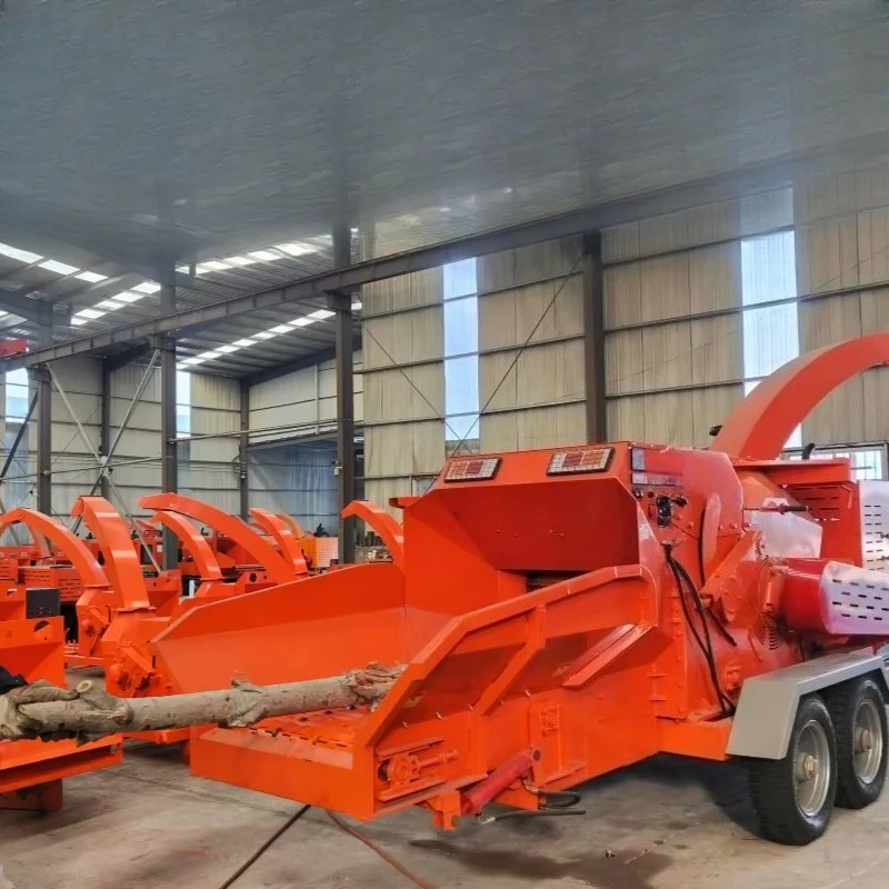 Orchard & Garden Wood Chipping Machine: Pruned Withered Branches, Weeds & Straw