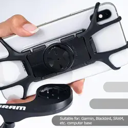 Bike Garmin Mount Phone Holder Smartphone Computer for Garmin Edge Bryton Rider Igsport Cycling Bicycle Accessories Mtb Support