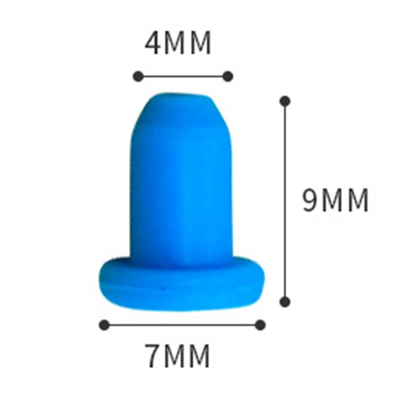 10pcs Random 4mm High elastic Refitting tool ink cartridge Fixed printer accessories rubber seal silicone plug