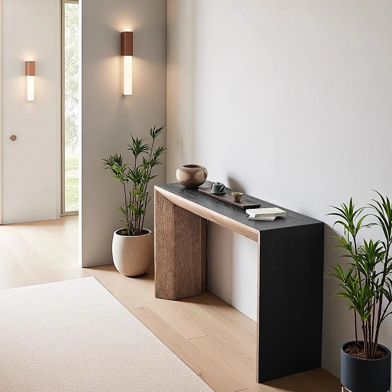 Creative Simple Aesthetic Console Tables Modern Console Table Vintage Minimalist Entrance Hall Table Living Room Furniture