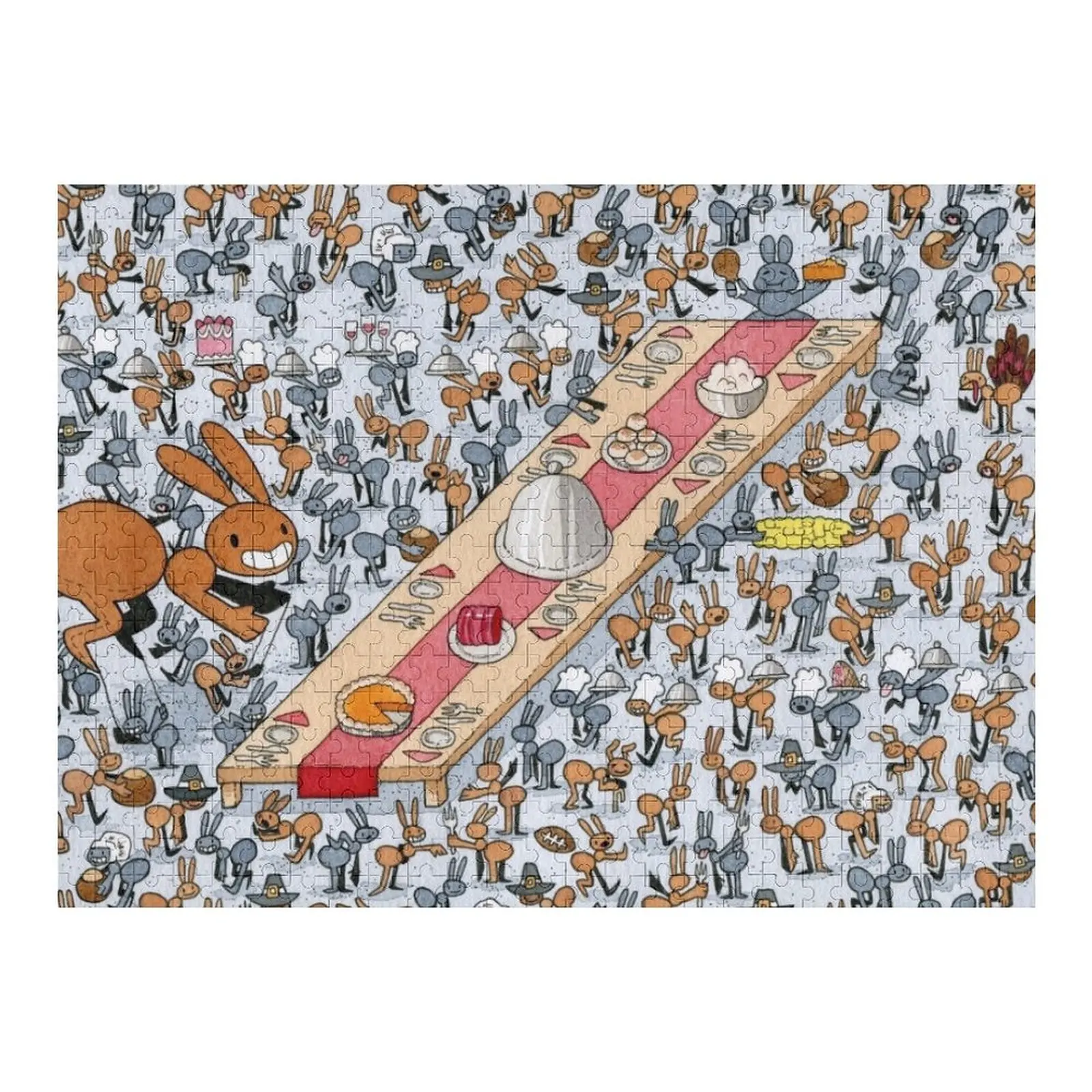 

Пазл с изображением муравья и Дня благодарения, индивидуальные игрушки для детей, индивидуальные подарки для детей, головоломка