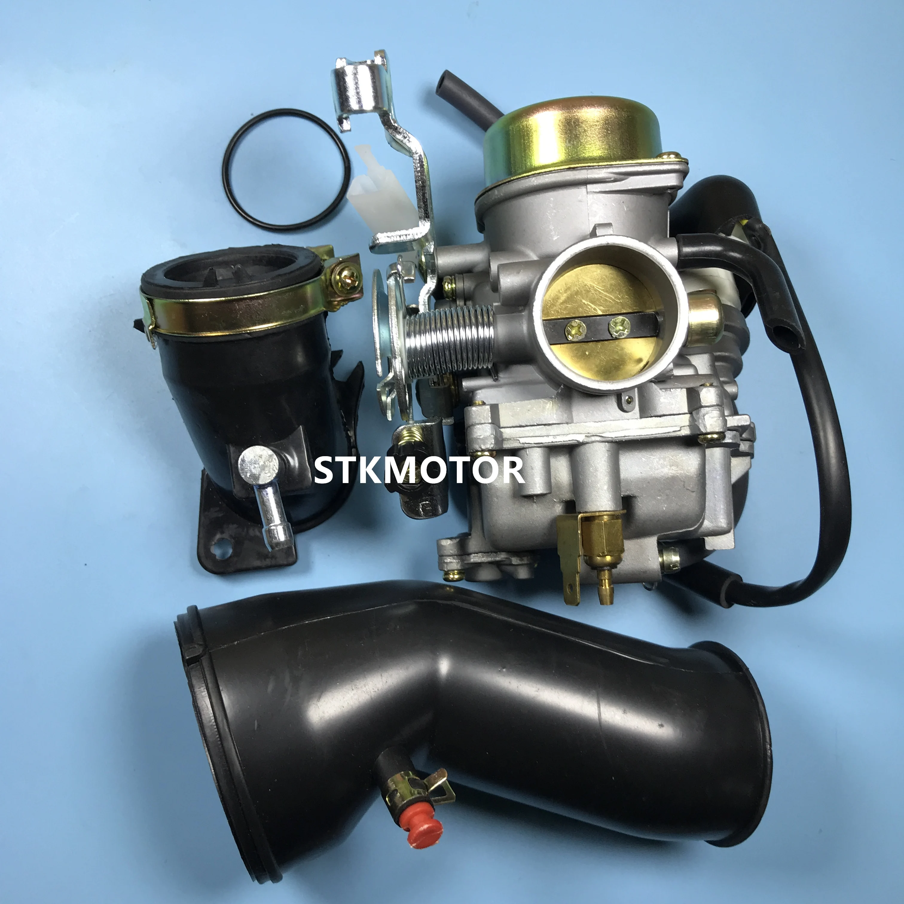 3pcs Buyang feishen 300 D300 H300 G300 300CC ATV Carburetor With Carburetor Joint and Intake Manifold Pipe ATV Parts