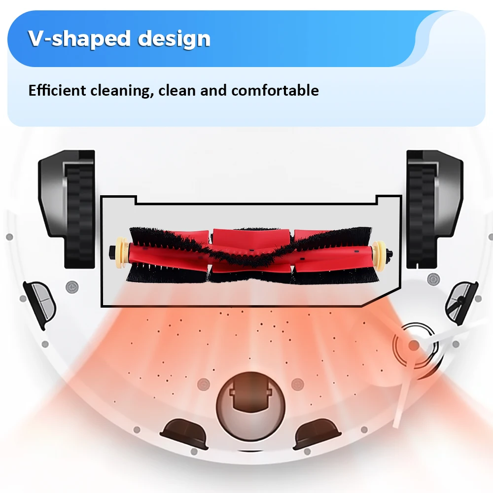Main Roller Brush For Xiaomi Roborock S4 S4 Max S5 S50 S5 Max S6 S60 S61 S6 Pure T6 T7 Vacuum Cleaner Accessories Main Brush