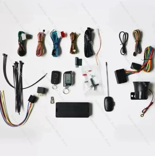 Sistema de Alarma para Auto A93 V2 Bidireccional, con 2 Controles Remotos