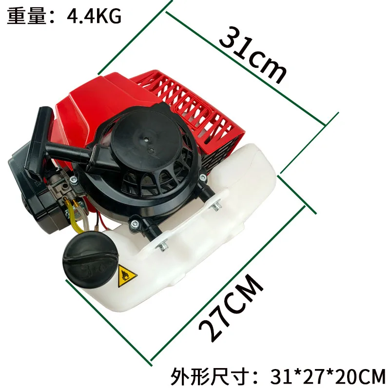 48FT 2행정 마이크로 경운기 48그라운드 오거 굴착기 파워 아웃보드 프로펠러 엔진 액세서리