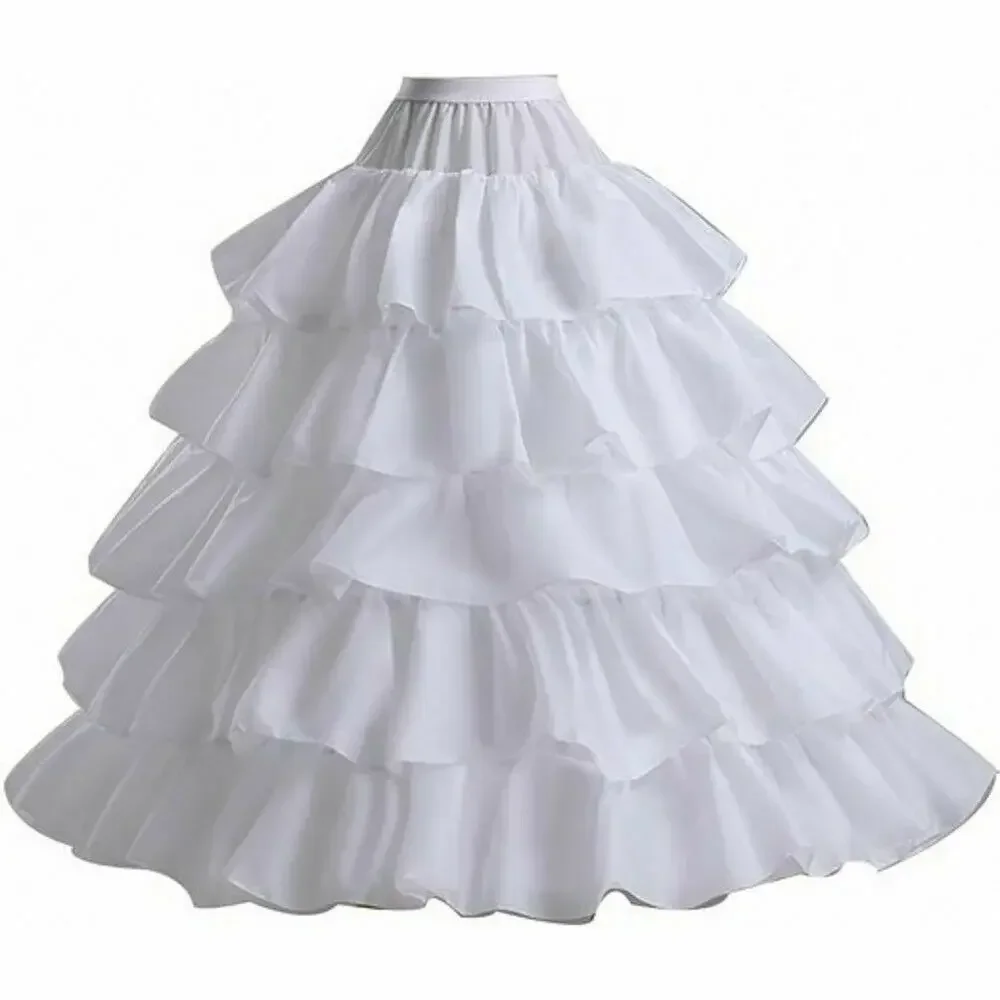 

Girls Crinoline Petticoat Underskirt Lolita Skirt Short for Dance Wedding Bridal