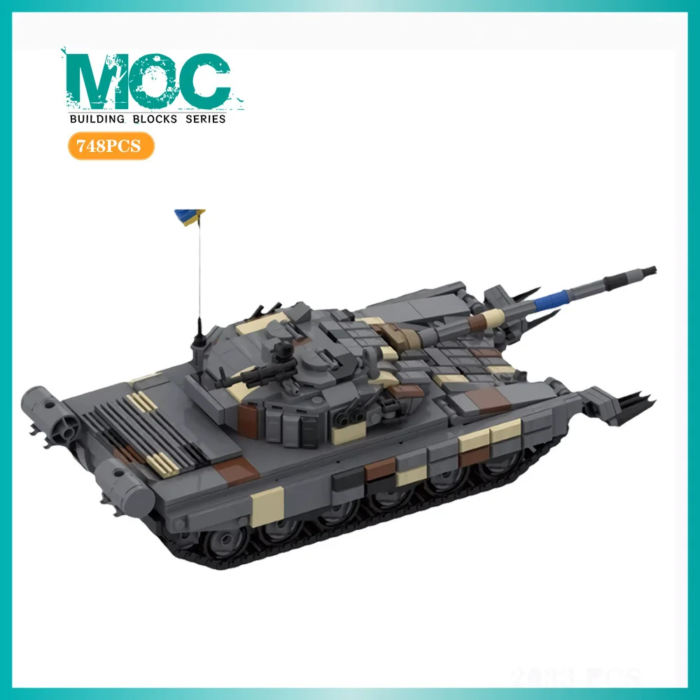 Hot Modern Military Toy Series Ukrainian Tank Building Blocks Toy Model Kids Educational Assembly Toy Boys Adult Gifts