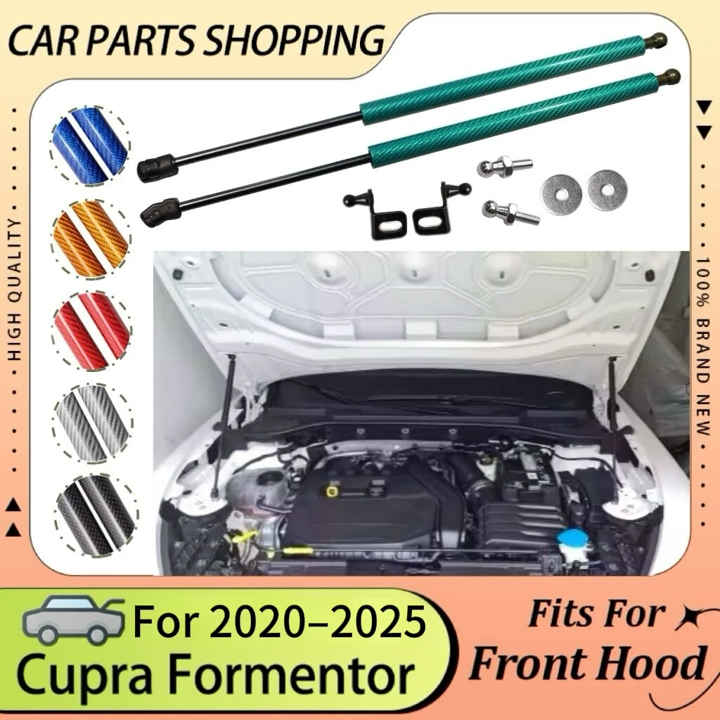 

Hood Dampers For Cupra Formentor 2020-2025 Front Bonnet Modify Gas Struts Lift Supports Shock Piston Rod Cylinders Verin Pillar