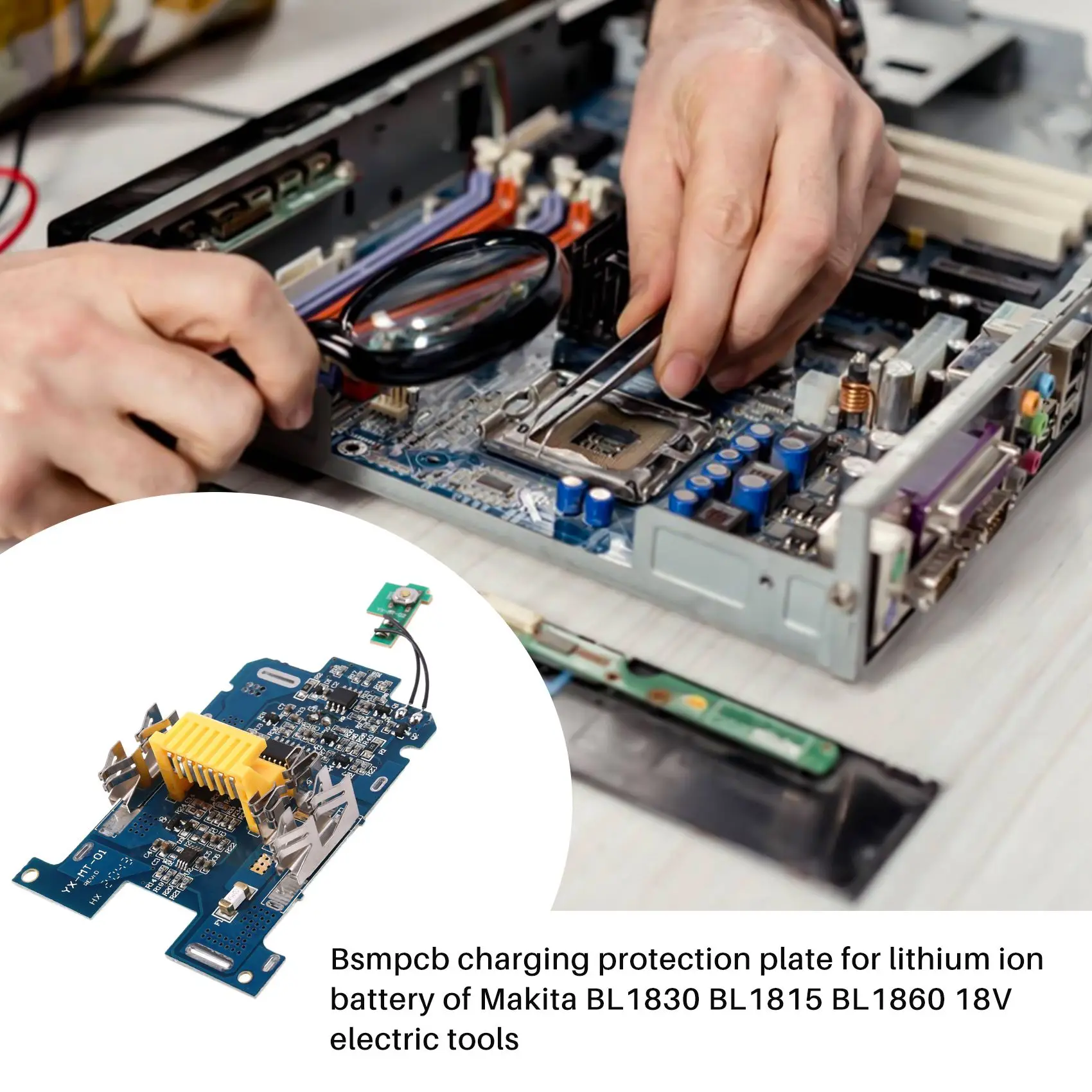 BL1830 리튬 이온 배터리 BMS PCB 충전 보호 보드, Makita 18V 전동 공구 BL1815 BL1860 LXT400 Bl1850