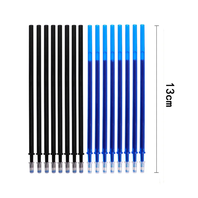 Imagem -06 - Apagável Caneta Gel Recargas Azul Gel-tinta Rod Punho Lavável Escrita Suprimentos Papelaria Escola Canetas Gel 100 Pcs por Lote 05 mm