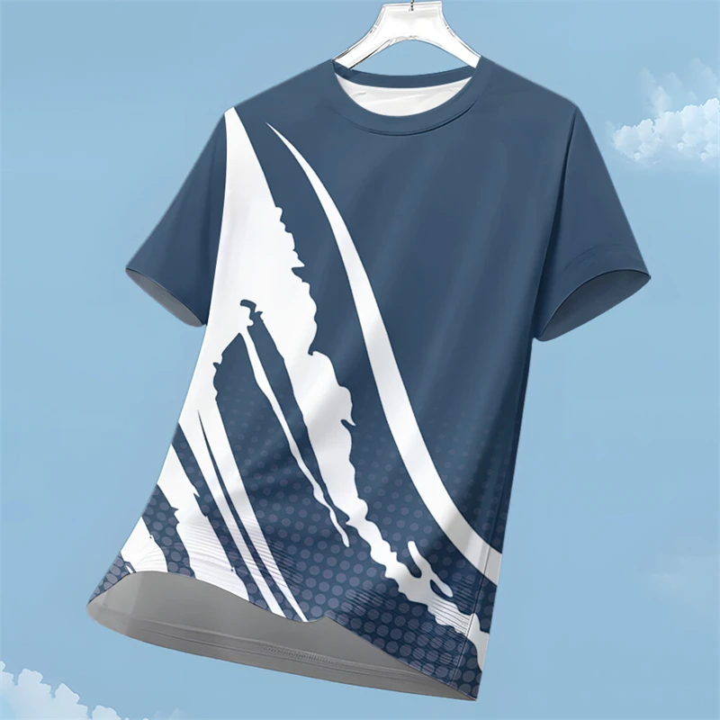 

Men's Quick Dry Short Sleeve Sports T Shirt Fitness Running Badminton Sportswear T-shirt Summer Trendy Outdoor Breathable Tees