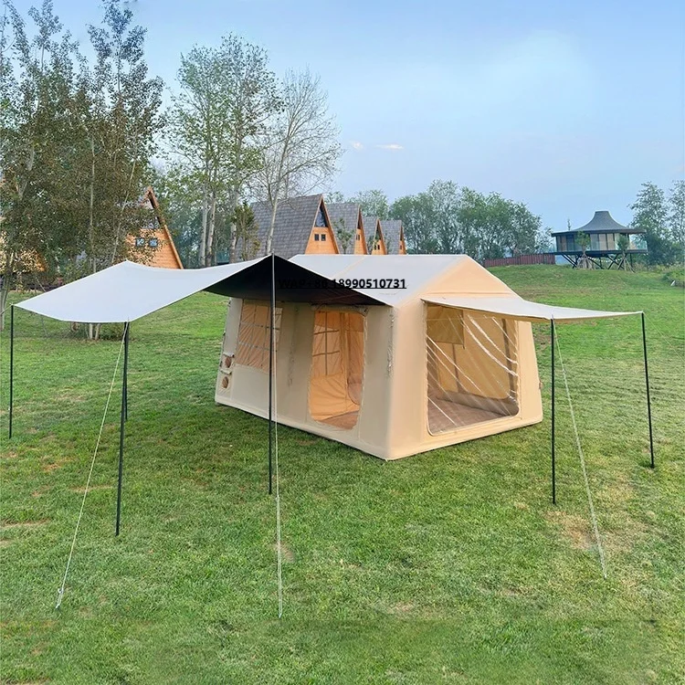 

Four-season Oxford Portable Automatic Inflatable Tent Canopy Sun Protective Overnight Stays Outdoors