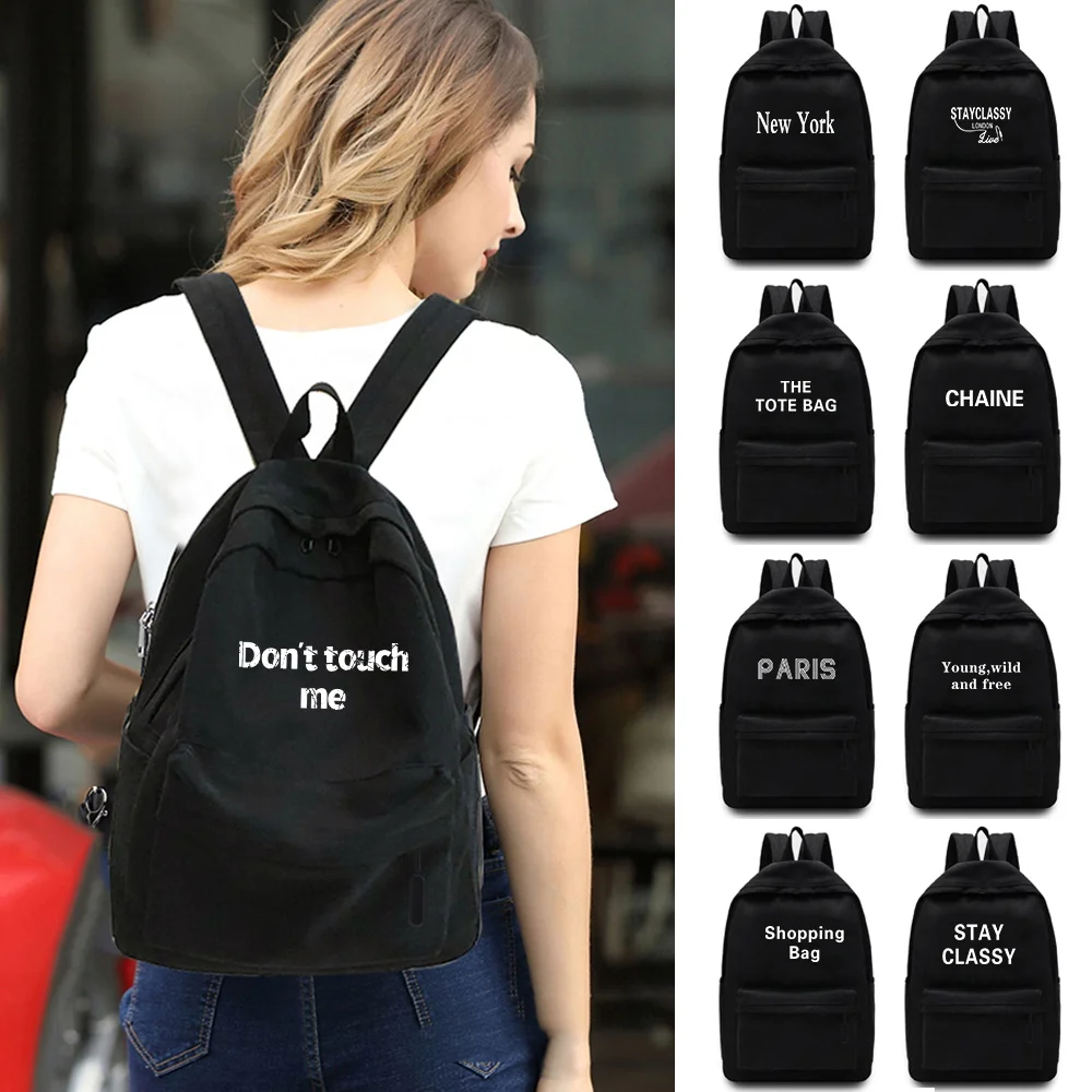 Background Wall Printing Leisure Backpack Fashion Simple Laptop Backpack Unisex Multifunctional Sports Bag.