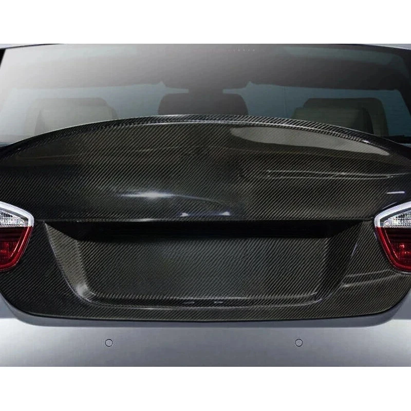 Gloss Forge Carbon Fiber Rear Trunk Lid Exterior Body Parts For E90 3 Series 2006-2008