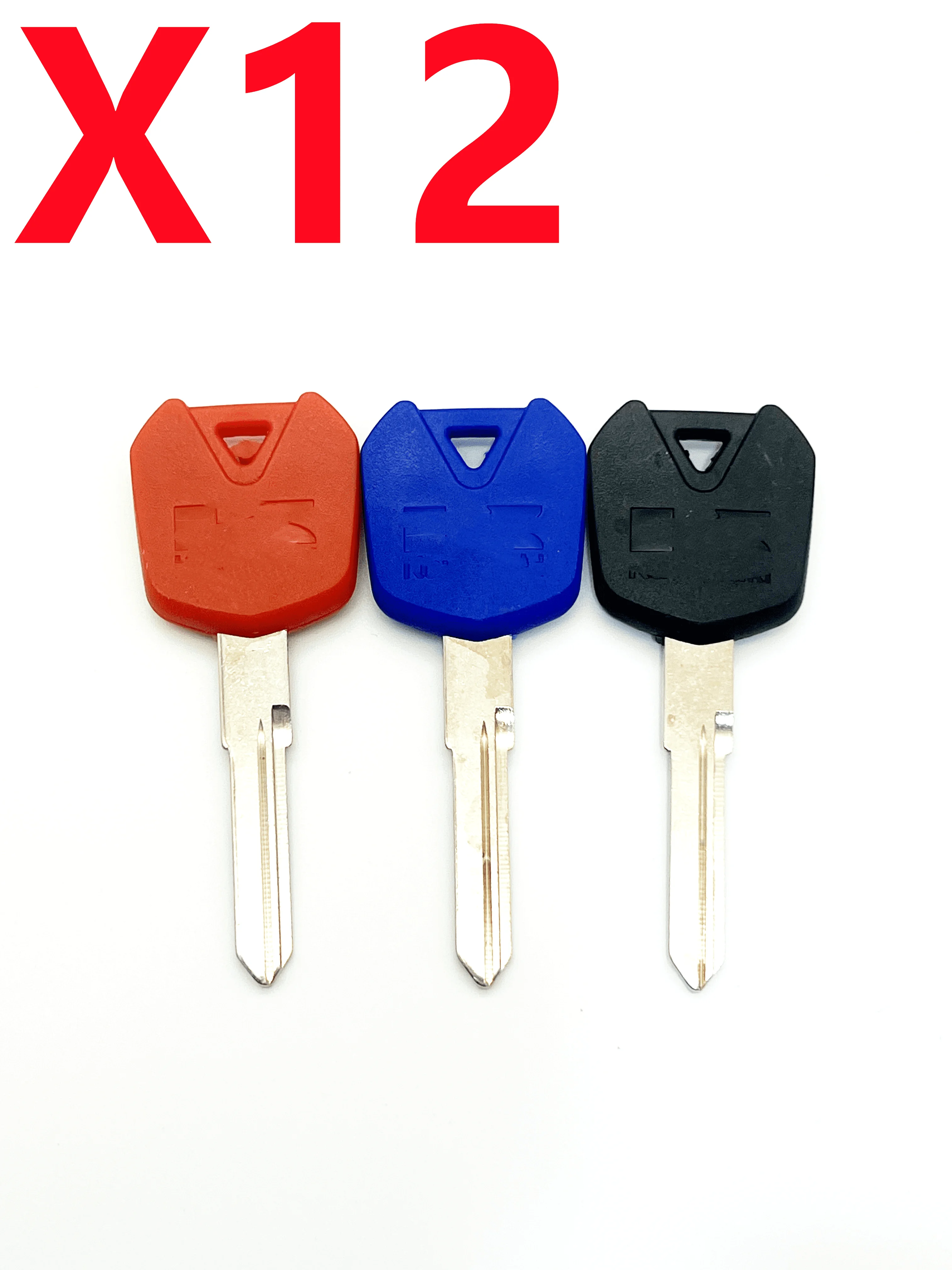 New Blank Key Motorcycle Replace Uncut Keys For Kawasaki NINJA250 ZX250R EX250 NINJA300 ZX300R EX300 NINJA 250 300 650 R S 12pcs