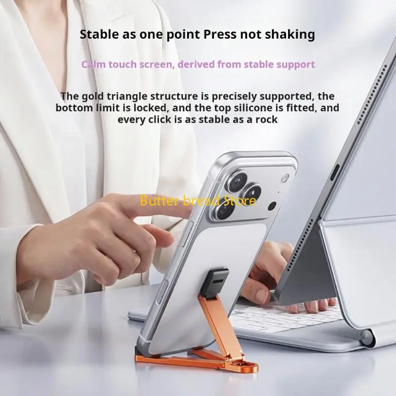 W89C Ergonomic round Stand Holder Having not Slip Rubber Coating