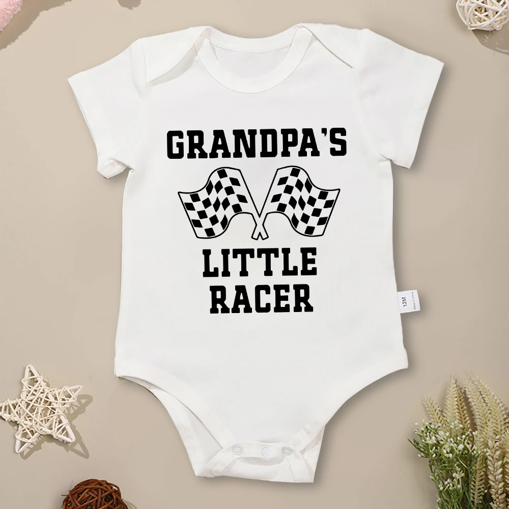 Grandma Spoils Me With Grandpa's Money Fun Cute Baby Girl Clothes Aesthetic Fashion Summer Newborn Boy Bodysuit Cotton Cheap