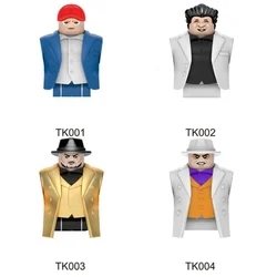 Urban professional role Action Figures Weapons Pants Hair Parts Model Building Blocks MOC Bricks Set Gifts Toys For Children