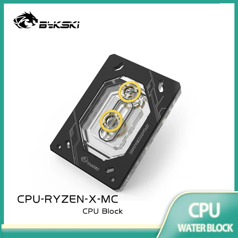 

Bykski CPU-RYZEN-X-блок ЦП MC для AMD Ryzen 3/5/7 ThreadRipper 1950X / X570 AM4/AM5/TR4 FM, радиатор водяного охлаждения AURA