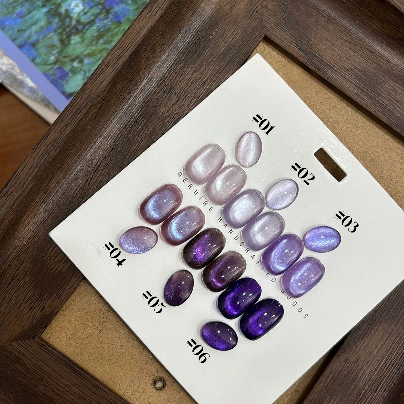 10ML 1 pz 2025 Nuovo Stile Autunno Unghie Unghie Popolari Ghiaccio Trasparente Viola Perle di Vetro Serie Cat Eye Gel Smalto per unghie Roba per unghie