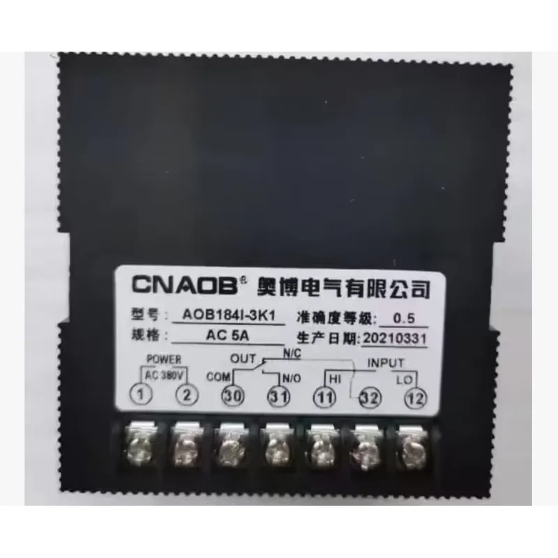 AOB185I-3K DC Current Meter 180x80mm Smart 4-Digit Display Upper Lower Limit Alarm Digital Ammeter