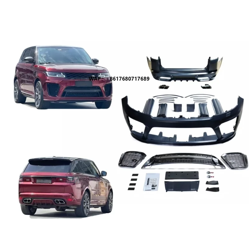 2018-2022 for  Sport SVR Body Kit New Condition Front Bumper Rear Bumper Fender Flares Exhaust Tip Upgrade Car Bumper