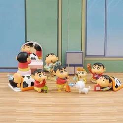 New Crayon Shin Chan Blind Box Series Handmade Daily Series Blind Box Car Desktop Doll Ornament Gift Cute Decorations Cute Toys