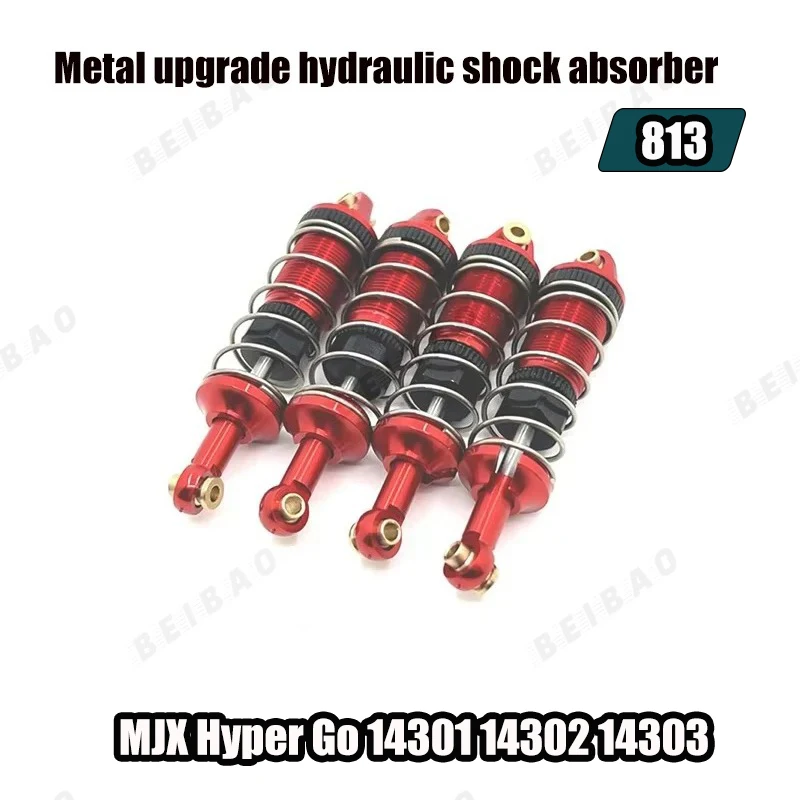 MJX Hyper Go 14301 14302 14303 RC coche copa de dirección de Metal juego de brazo oscilante superior e inferior soporte de torre de choque cuerpo post piezas de mejora