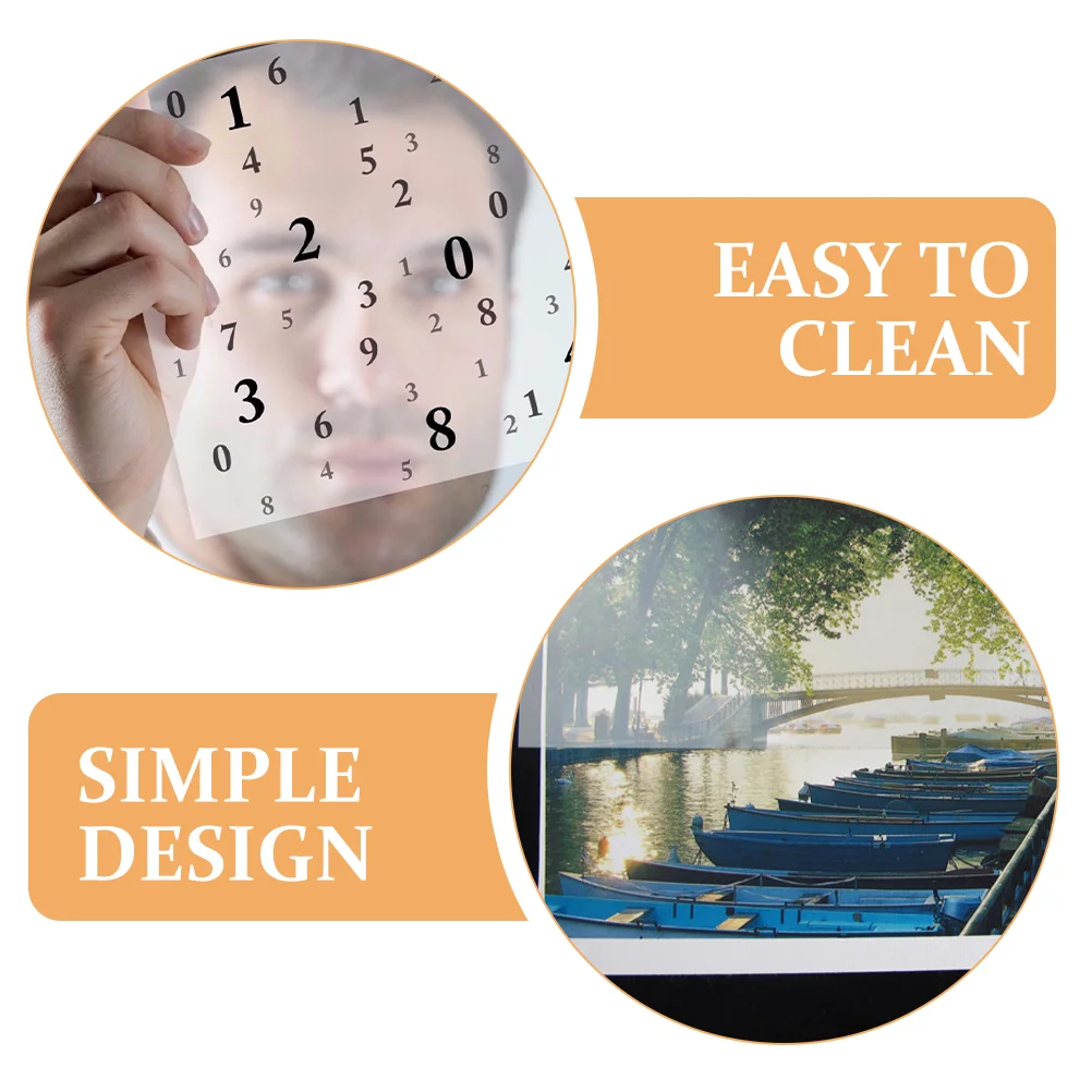 10 Sheets Transparent Plate Making Film Photo Printing Paper Printers Dedicated Transparency Double-sided The Pet