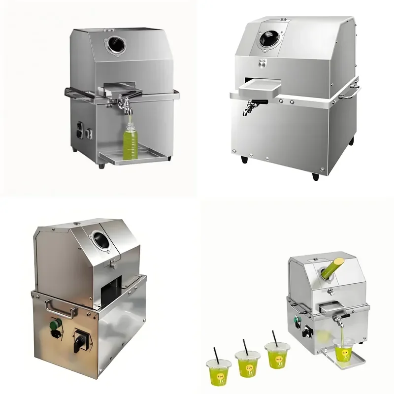 

SFW Certificate Stainless Steel Fully Automatic Commercial Tabletop Sugarcane Juicer Hydraulic Juicer