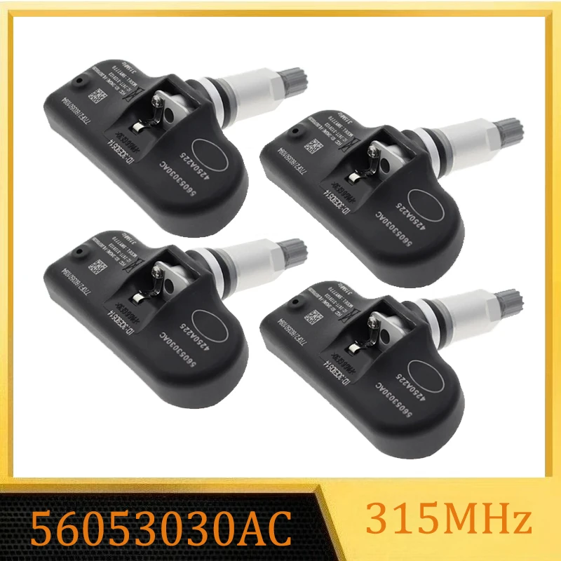

56053030AB 56053030AC Tire Pressure Sensor For 2007-2011 Chrysler Aspen Crossfire Pacifica Sebring CHRYSLER 200 300 Black TPMS