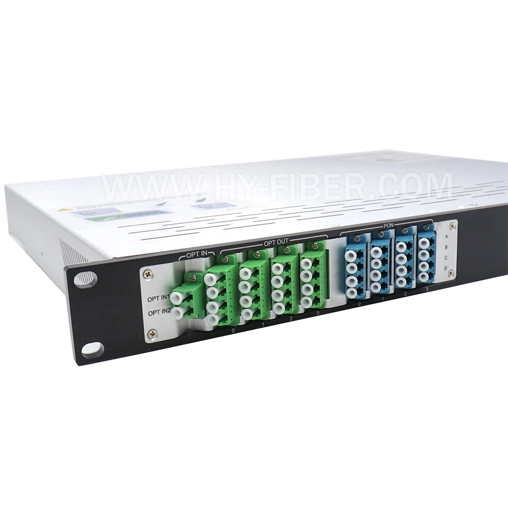 Imagem -04 - Way Catv 1550nm Amplificador Óptico 22dbm com Wdm 2x1 Interruptor de Fibra lc Apc Fonte de Alimentação 220v ou 48v 16