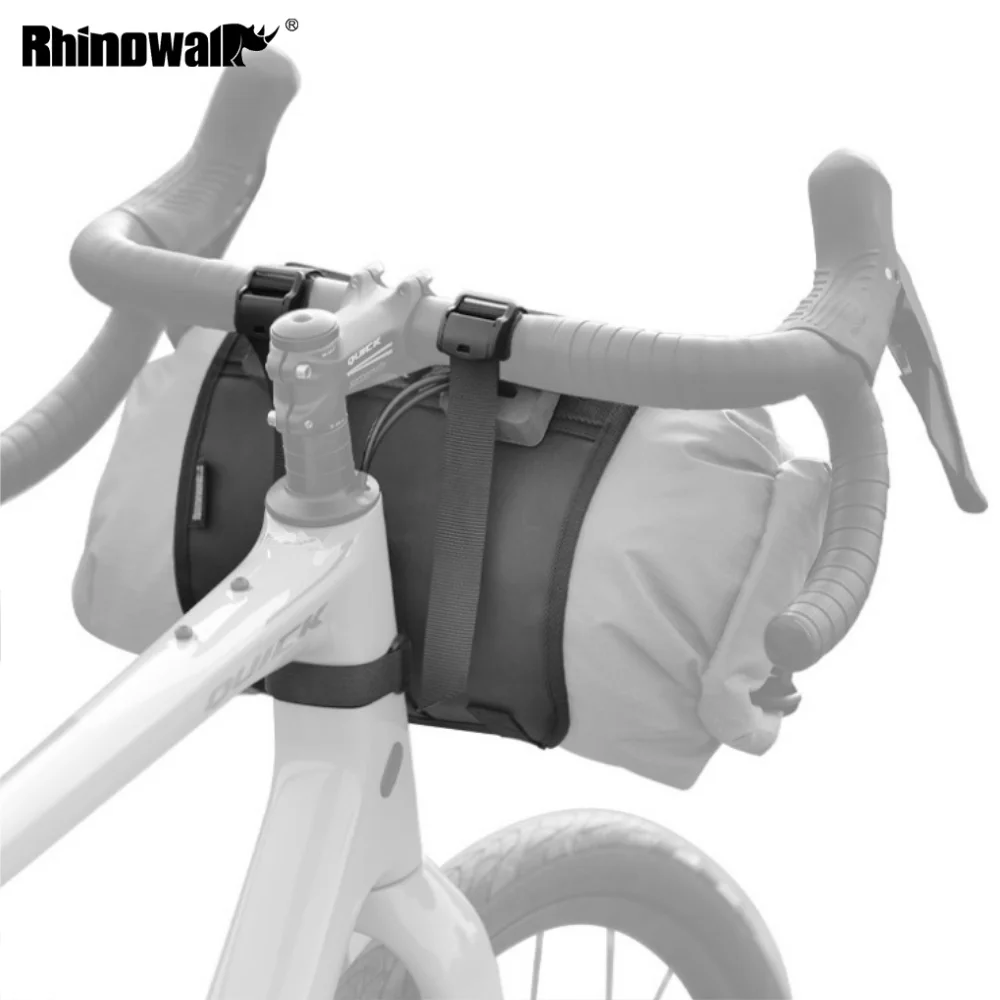 Rhinowalk Bicycle Handlebar Bag Holder Bikepacking Harness Mounts Detachable Front Bag Luggage Storage Fit MTB Road Bike RK9401