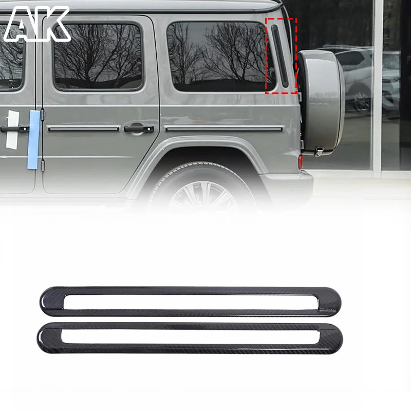 

Для Benz G-Class W463 2025 из настоящего углеродного волокна D-стойки, боковая рамка для выпуска воздуха, отделка, аксессуары для модификации внешней части автомобиля