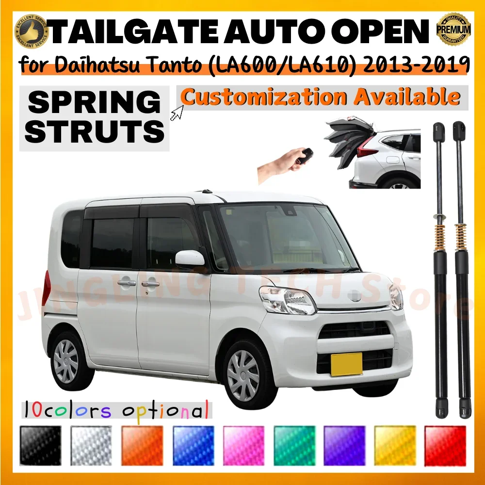 

Qty(2) Trunk Struts with Spring for Daihatsu Tanto (LA600/LA610) Minivan 2013-2019 Rear Tailgate Lift Supports Shock Absorbers