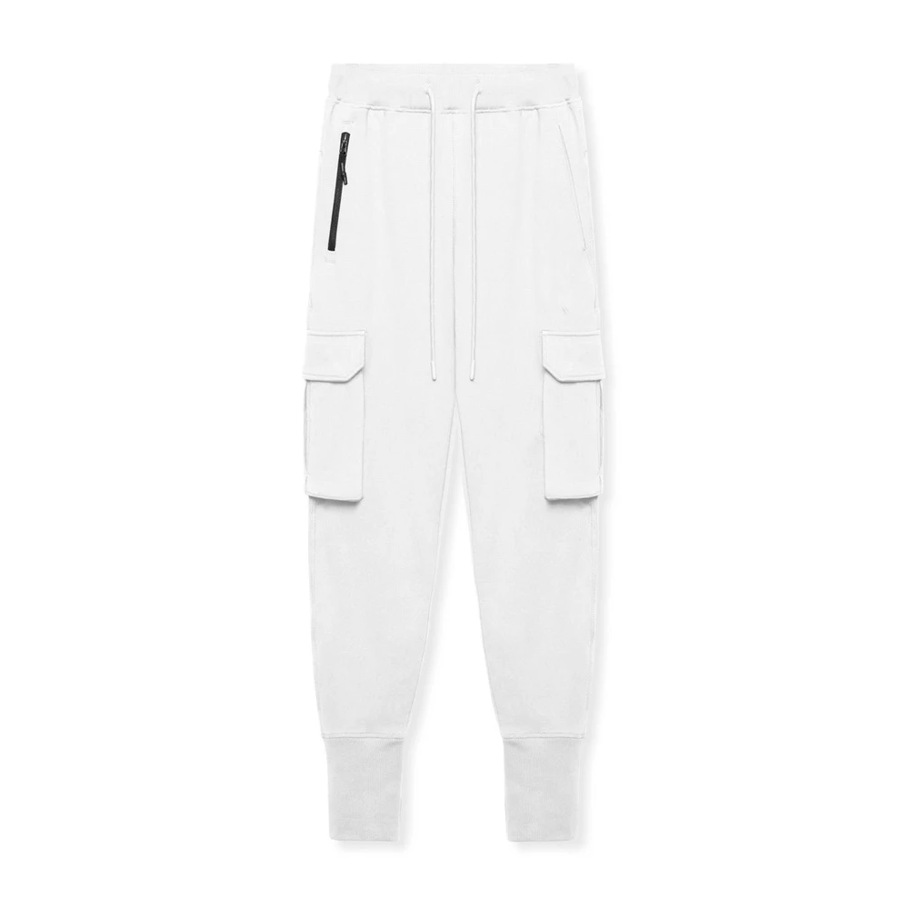 Pantalon cargo en coton pour homme, grandes poches, respirant, jogging de gym, décontracté, sport, entraînement, pantalon de survêtement d'entraînement, fjadt