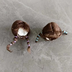 (Customized) Doll's Wig for 1/6 1/8 Bjd Doll Ob11 Diy Girl Toys Dress Up Fashion Hair Play House Doll Accessories, No Doll