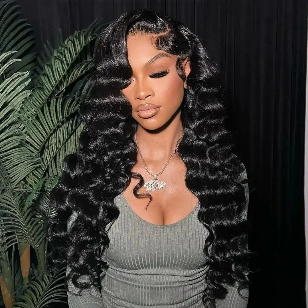 32 بوصة فضفاض موجة عميقة 13x4 HD الدانتيل الجبهة 100% الشعر البشري 5x5 الدانتيل إغلاق الباروكات 200 الكثافة قبل قطعها شعر مستعار برازيلي للنساء