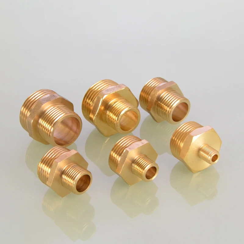 Connecteur Double Mâle en Laiton pour Tuyau d'Arrosage, Accessoire de 1/8 à 1 Pouce, 1 Pièce