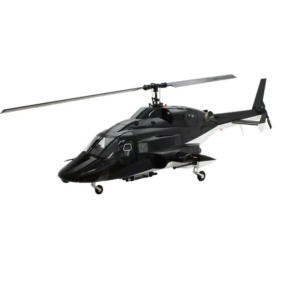 800 Size Airwolf Helicopter Scale Fuselage with Mechanic Glassfiber RC Aircraft Shell Model Parts