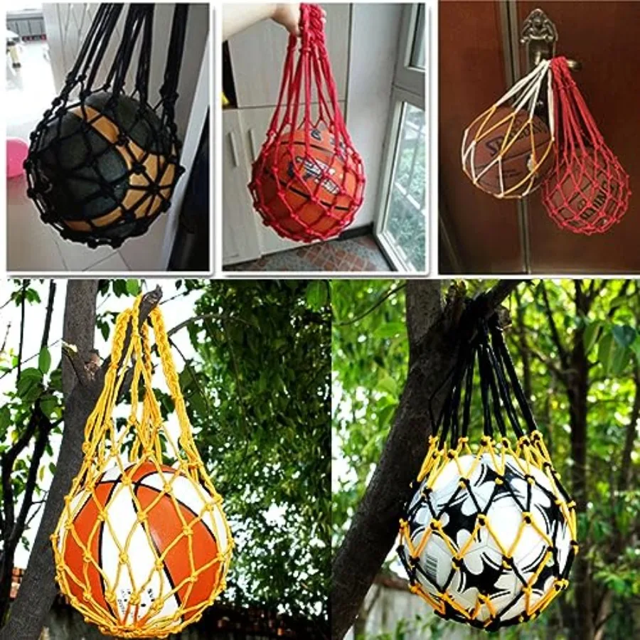 3 шт., баскетбольная сумка с одним мячом, нейлоновая сетчатая сумка с одним мячом для баскетбола, футбола, волейбола, футбола
