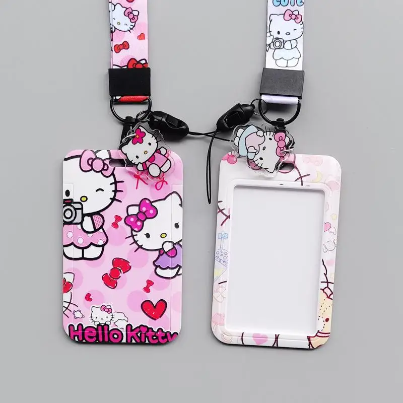 Tali Gantungan Kunci Anime Kawaii Kucing Anjing Lucu Untuk Penutup Kartu Tempat Kartu Identitas Gantungan Kunci Untuk Aksesoris Perhiasan Hadiah Penggemar