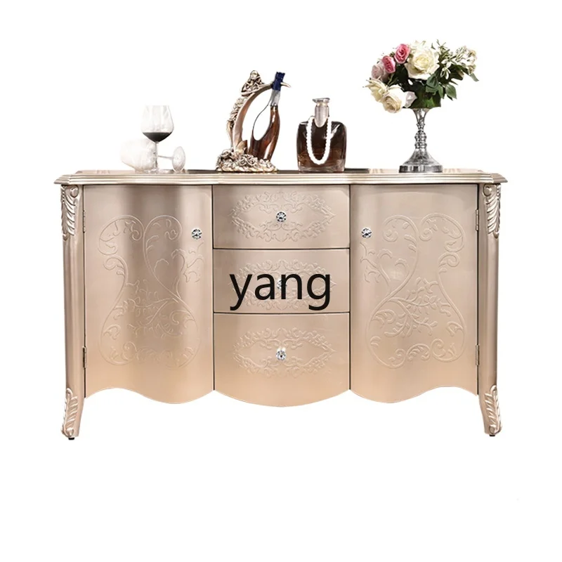 

Yjq Hallway Vintage Ornament Shoe Cabinet Living Room Partition Storage Dining Side Hall Cabinet