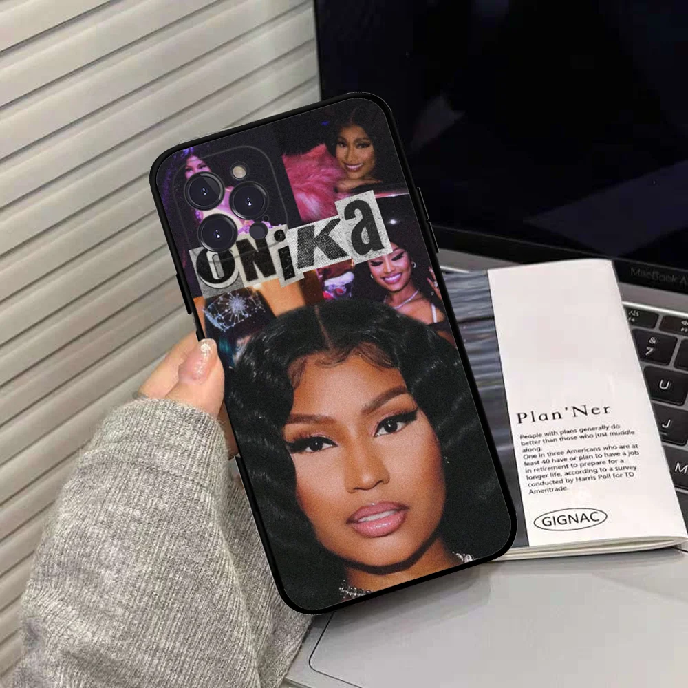 Nicki Minaj Rapper Phone Case Silicone Soft for iphone 15 14 13 12 11 Pro Mini XS MAX 8 7 6 Plus X XS XR Cover