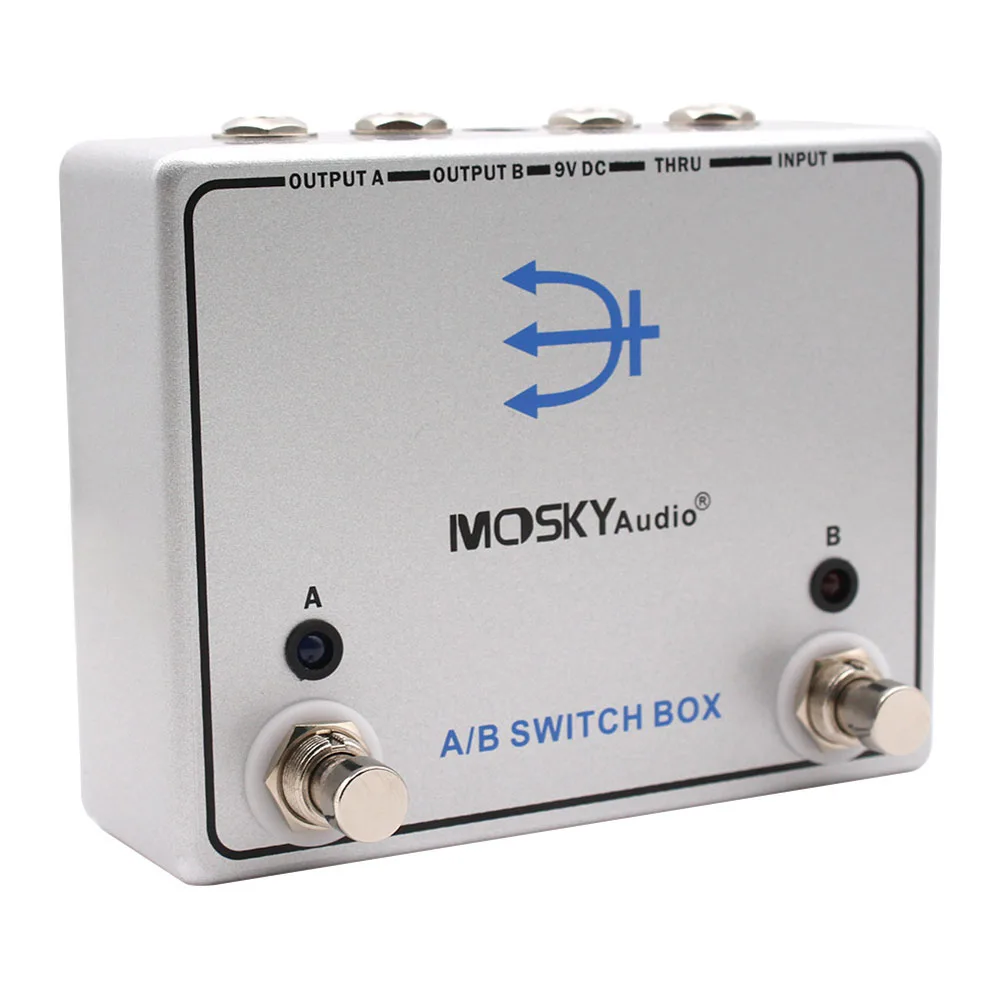 90 X 120 X 50 Mm Effect Channel Box Heavy-duty Metal Construction Thru Mode For Tuning Versatile Signal Routing