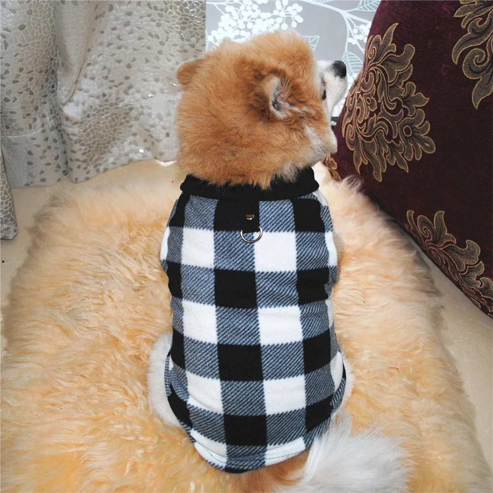 

4Pcs Autumn Winter Warm Pet Apparel Small Dog Costume Puppy Coat Cold-Proof Clothes Breathable Convenient Small Pet Warm Clothes